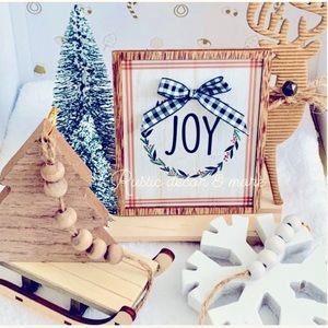 Holiday Christmas Ornaments 3 pc Set